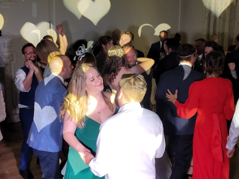 DJ Mike Hackett providing professional wedding DJ and MC services at Eastwood Park